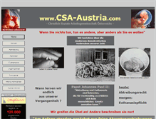 Tablet Screenshot of csa-austria.com